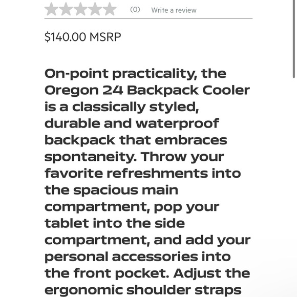 Stormtech RGX Cooler Backpack - Picture 5 of 5